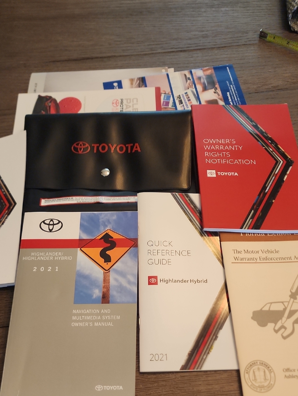 Toyota Highlander 2021 Manual Full Set